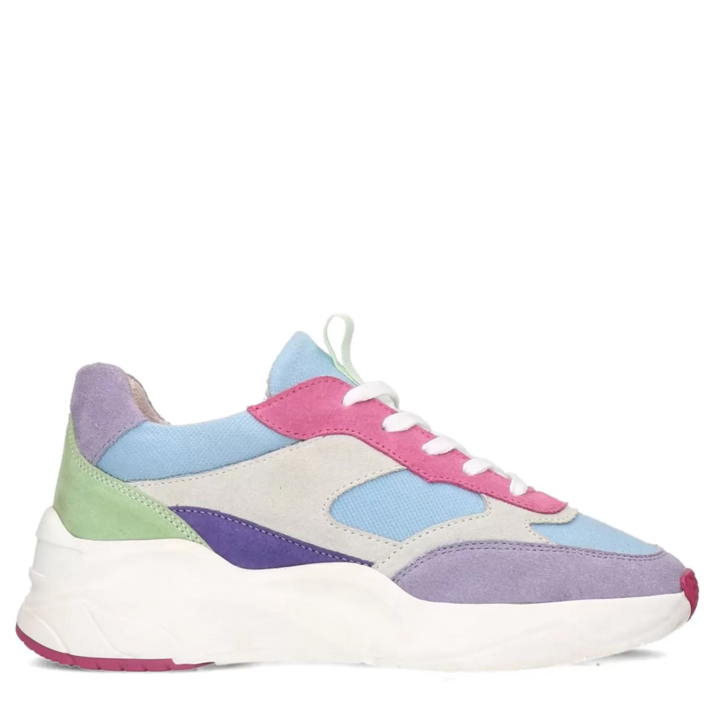 Baskets En Daim Multicolores - Bleu<Sacha Store