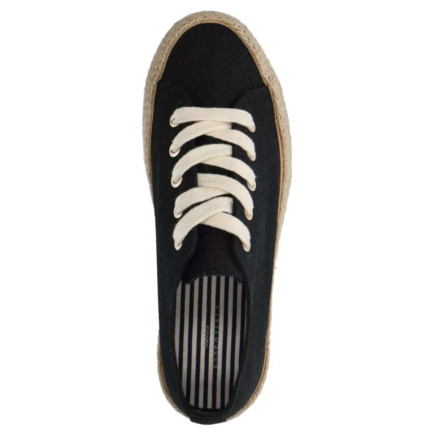 Baskets En Toile Avec Semelle En Corde - Bleu Fonce<Sacha Discount