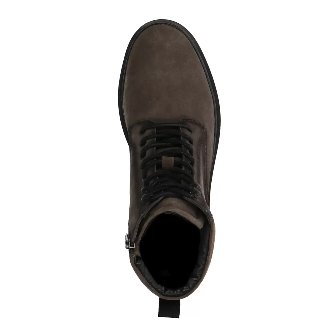 bottines_a_lacets_en_daim__gris_fonce_5.webp Bottines A Lacets En Daim - Gris Fonce<Sacha Flash Sale