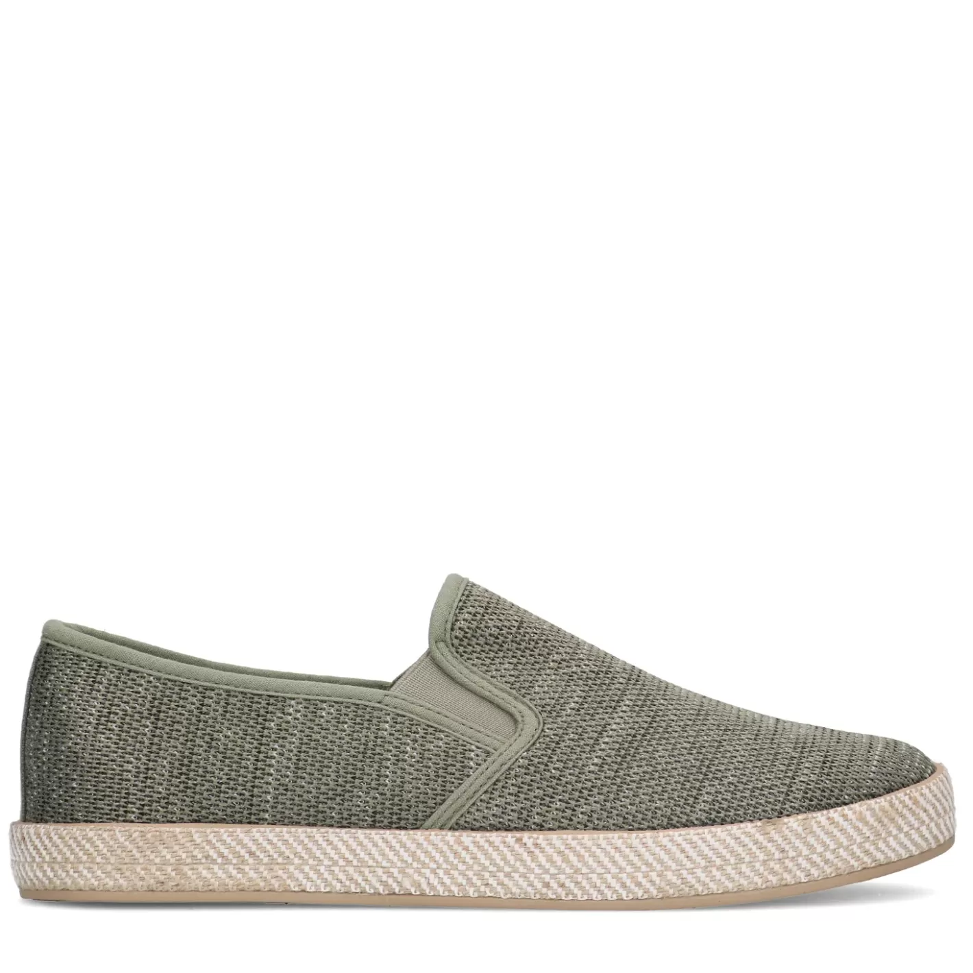 Mocassins En Toile Avec Semelle En Corde Tressee - Vert<Sacha New