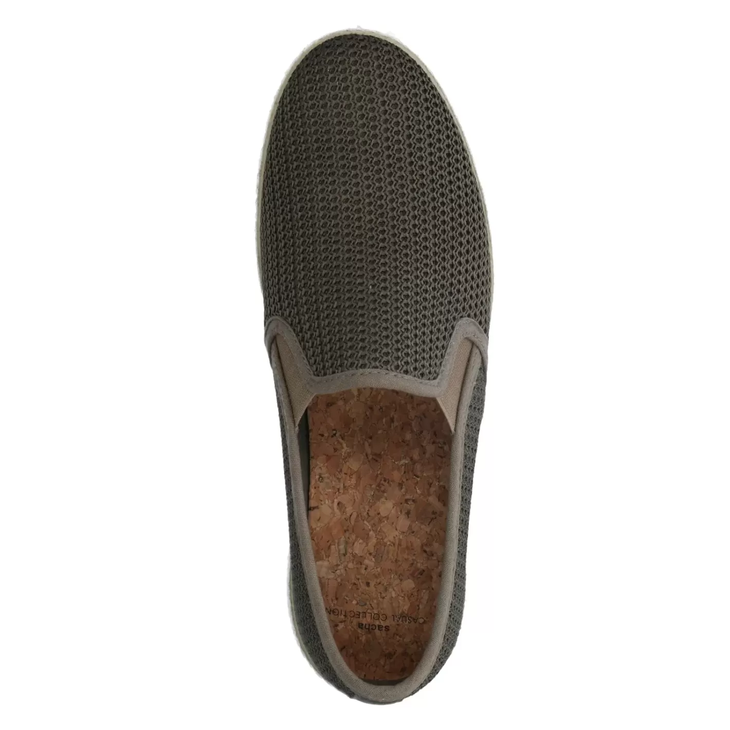 Mocassins En Toile Avec Semelle En Corde Tressee - Vert<Sacha Cheap