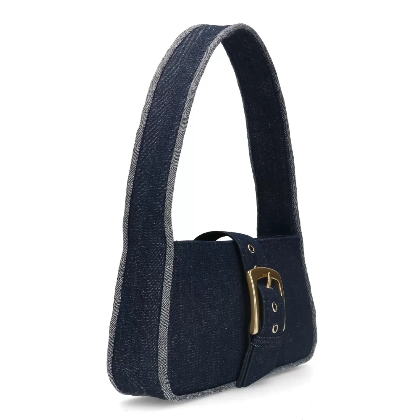 Sac Porte Epaule En Jean Avec Boucle - Bleu Fonce<Sacha Cheap