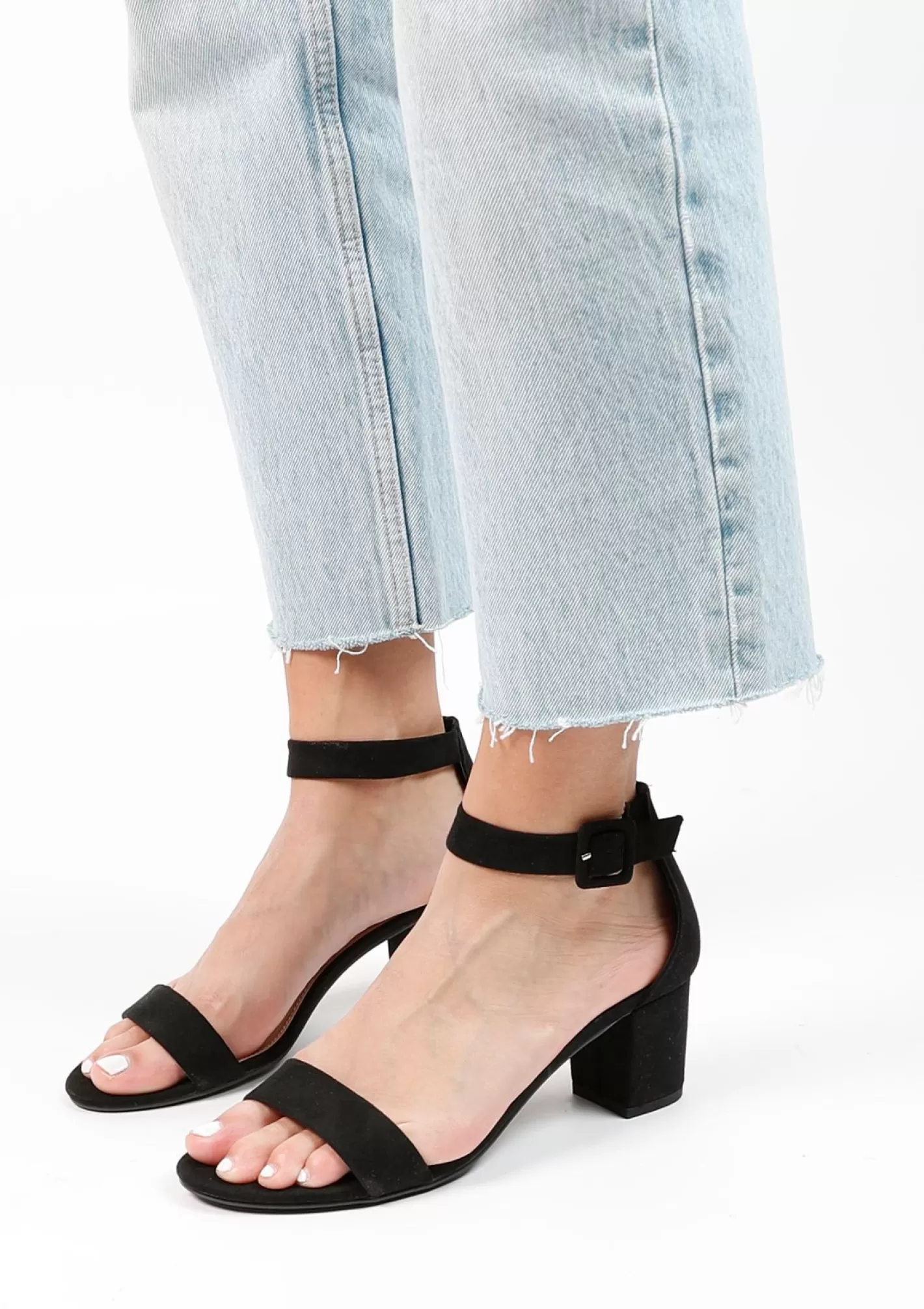 Sandales Textile Minimalistes - Noir<Sacha Sale